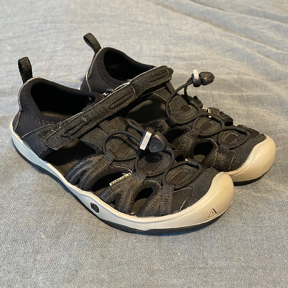 Black Keen Sandals